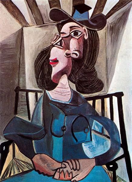 Pablo Picasso Oil Painting Female Portraits Girl In Chair